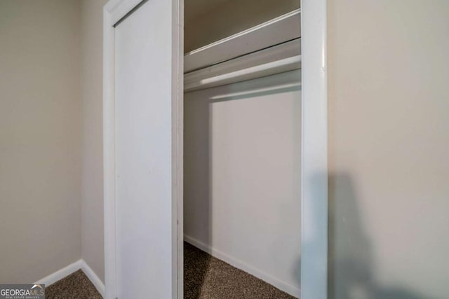 view of closet