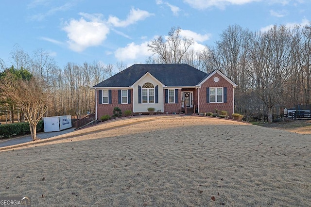 view of ranch-style home