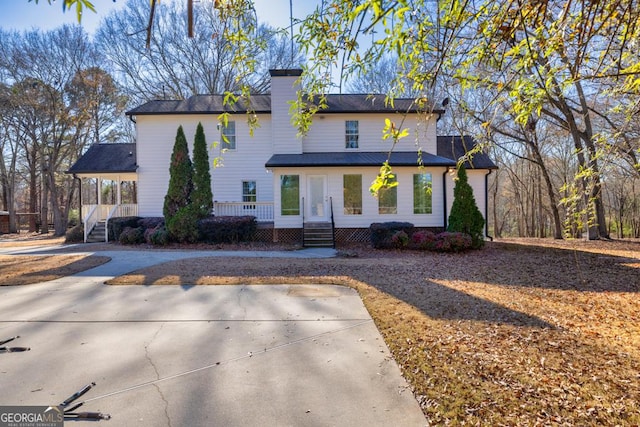 view of front of house