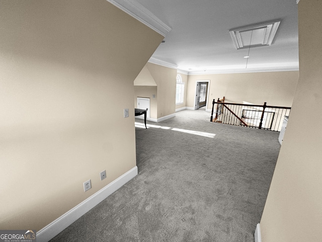 additional living space featuring carpet flooring