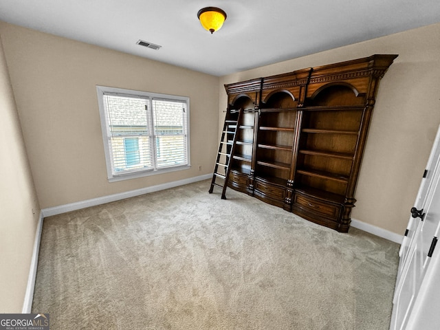 interior space featuring carpet floors