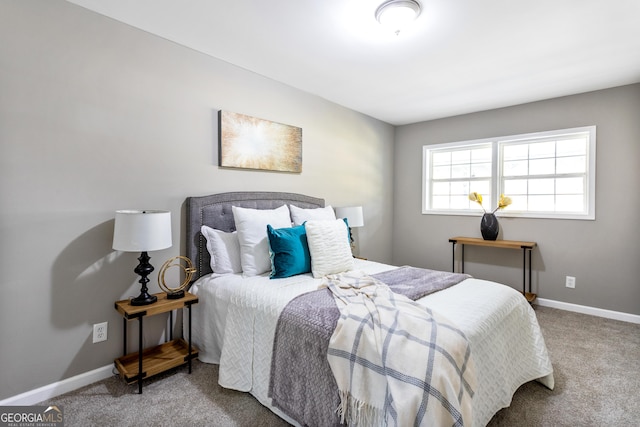 bedroom featuring carpet floors