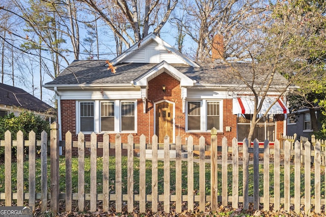 view of front of property