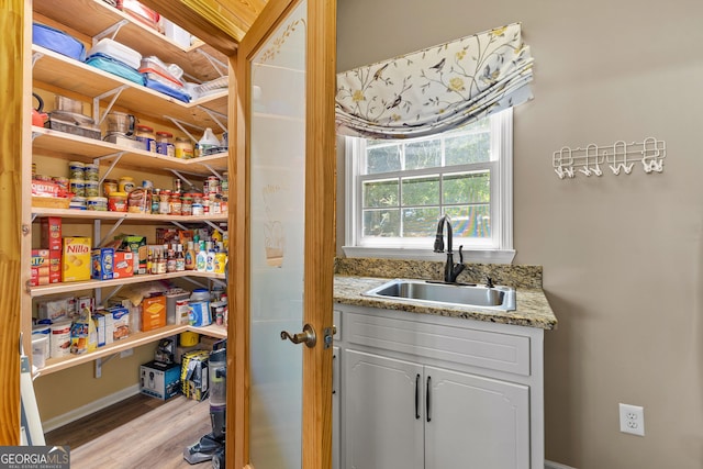 pantry with sink