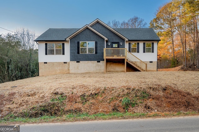 view of front of home