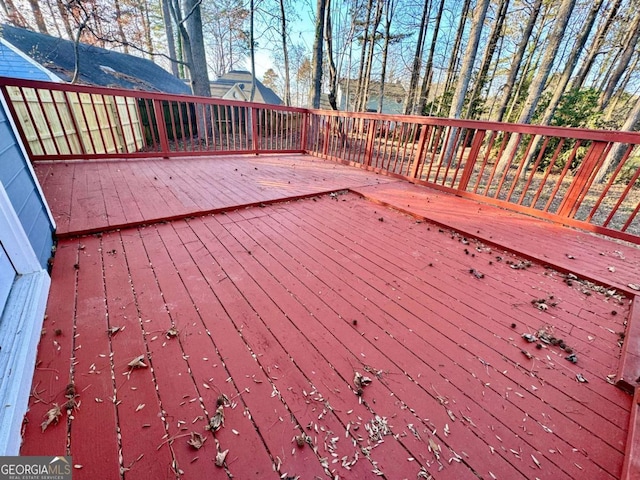 view of deck