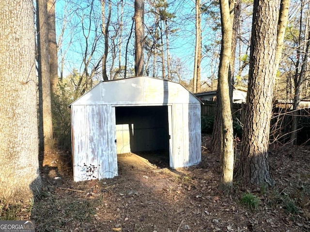 view of outbuilding