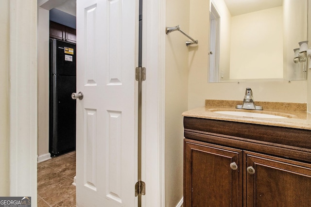 257 Country Club Dr, Jonesboro, GA 30238 - bathroom with vanity and tile patterned flooring