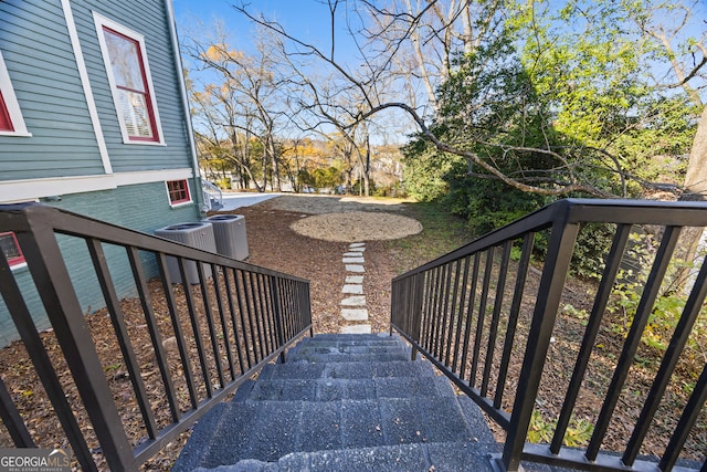 view of staircase