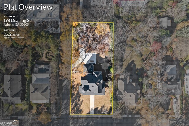 198 Dearing St, Athens, GA 30605 - birds eye view of property