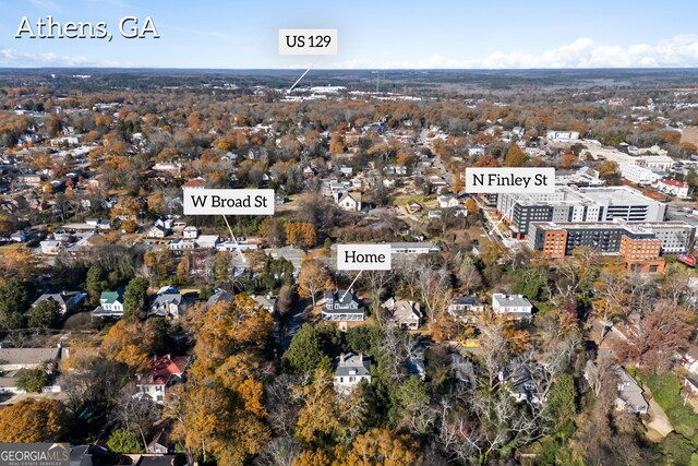 198 Dearing St, Athens, GA 30605 - birds eye view of property