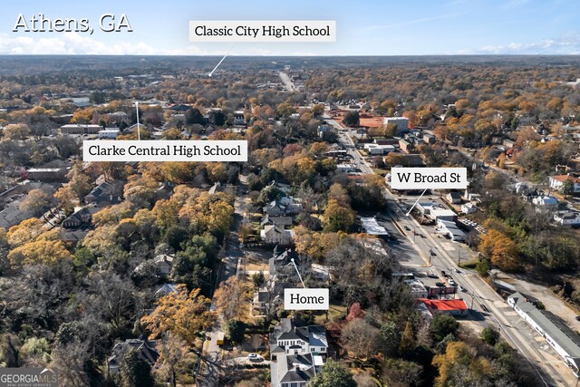198 Dearing St, Athens, GA 30605 - drone / aerial view