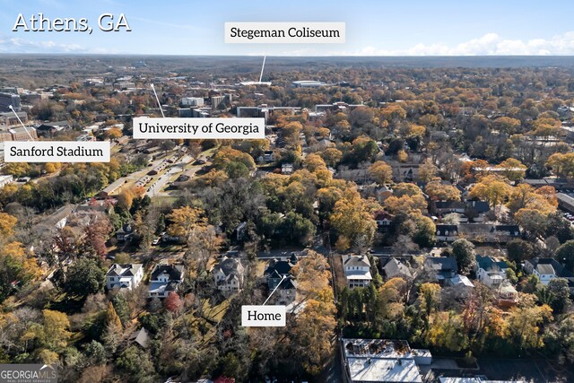198 Dearing St, Athens, GA 30605 - bird's eye view
