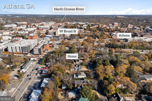 198 Dearing St, Athens, GA 30605 - bird's eye view with a view of city
