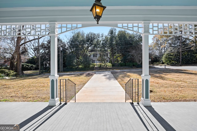 view of patio