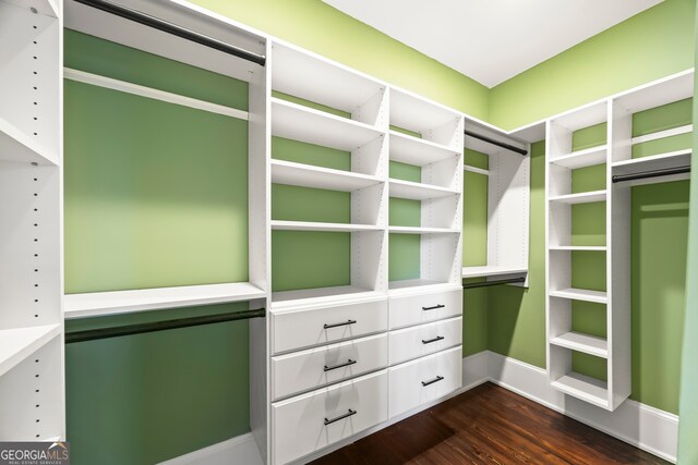 198 Dearing St, Athens, GA 30605 - walk in closet featuring dark wood-style flooring