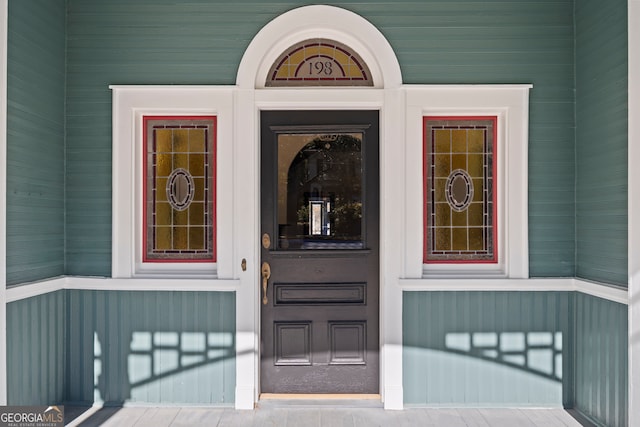 view of entrance to property