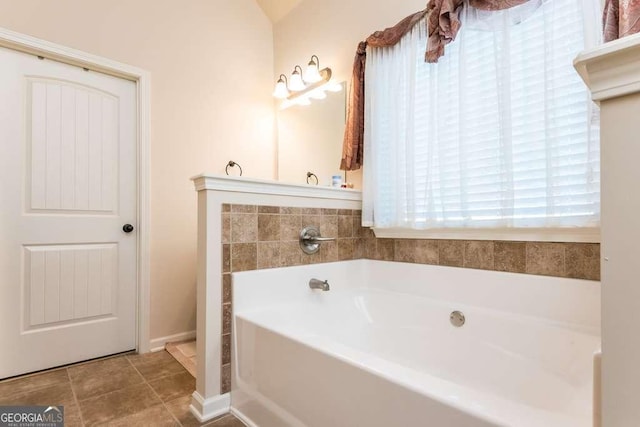 bathroom featuring a bathtub