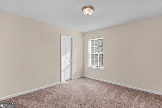 unfurnished room with carpet