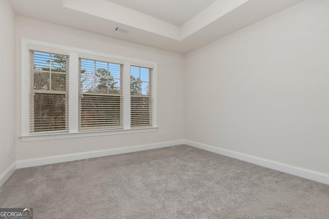 spare room with carpet flooring