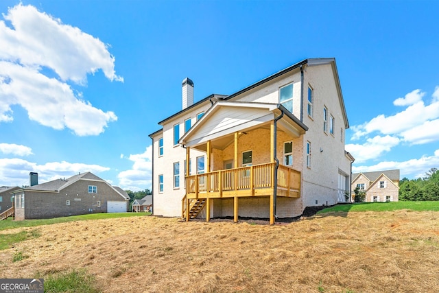 view of back of property