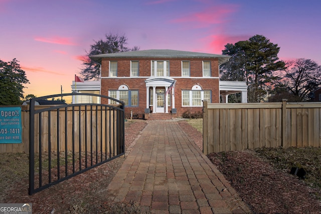 view of front of home