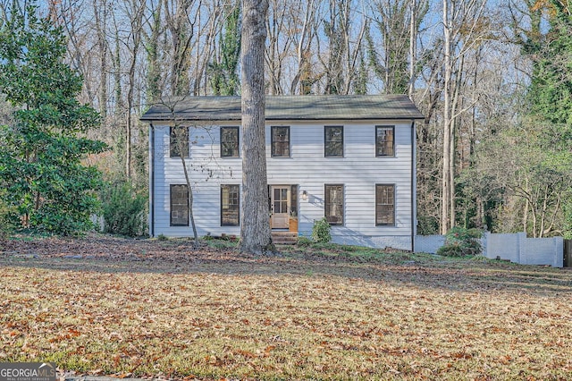 view of front of house