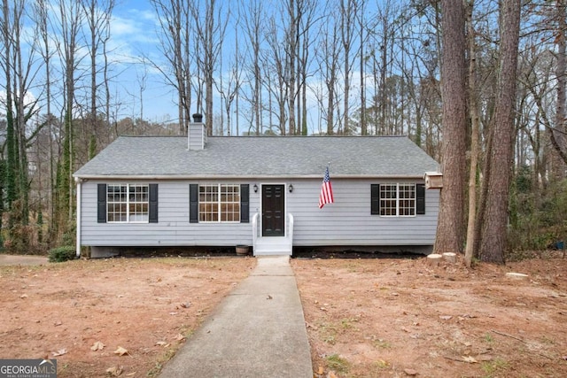 view of front of property