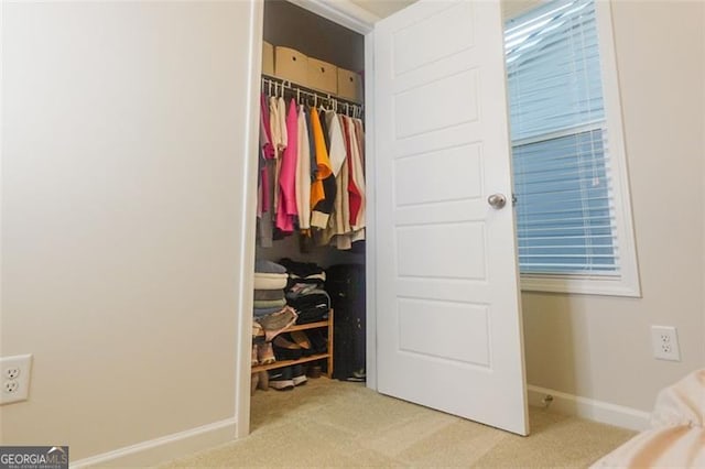 view of closet