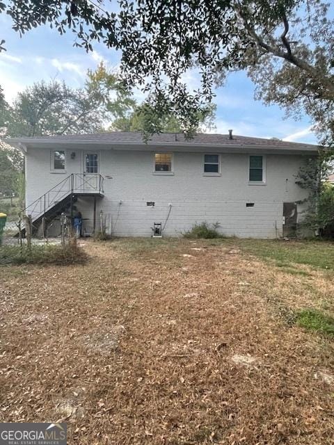 view of rear view of property