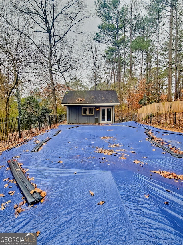 view of pool