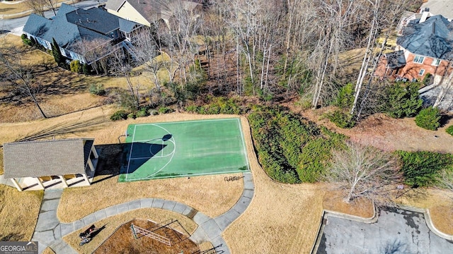 view of sport court