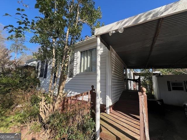 view of side of home