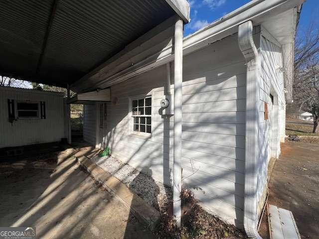 view of property exterior
