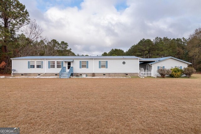 view of manufactured / mobile home