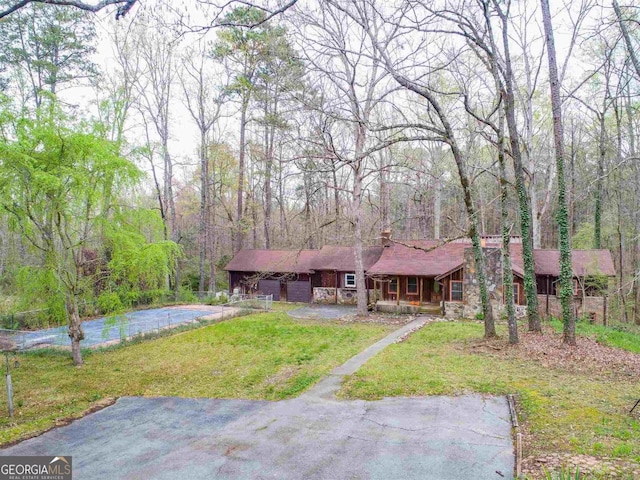 exterior space featuring a porch