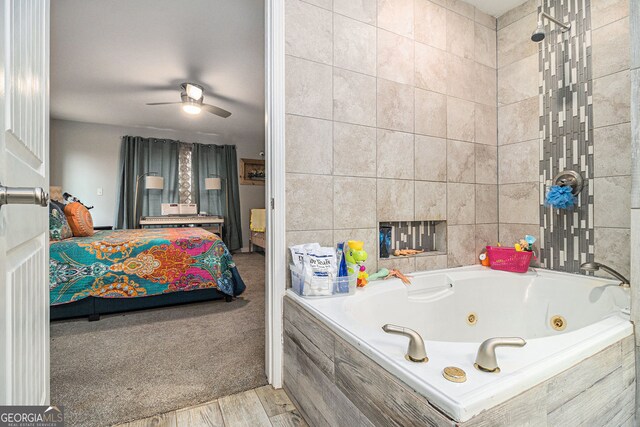 3107 Lotheridge Rd Unit 0, Gainesville, GA 30501 - carpeted bedroom featuring a ceiling fan and cooling unit
