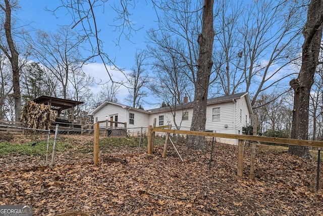 view of rear view of house