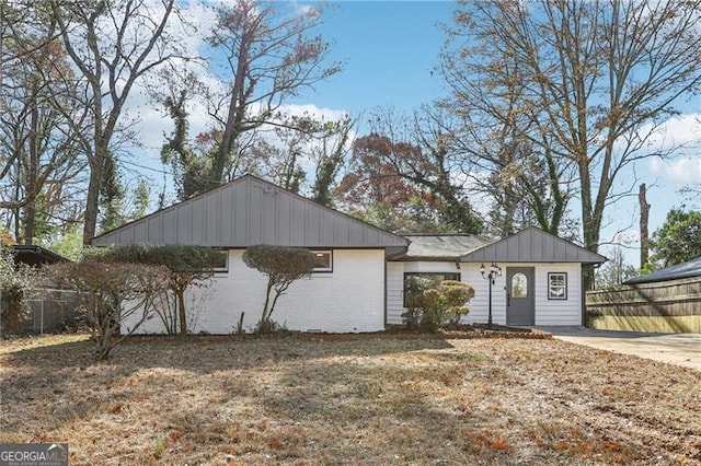 view of ranch-style house