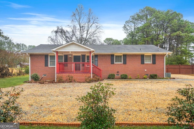 view of ranch-style house