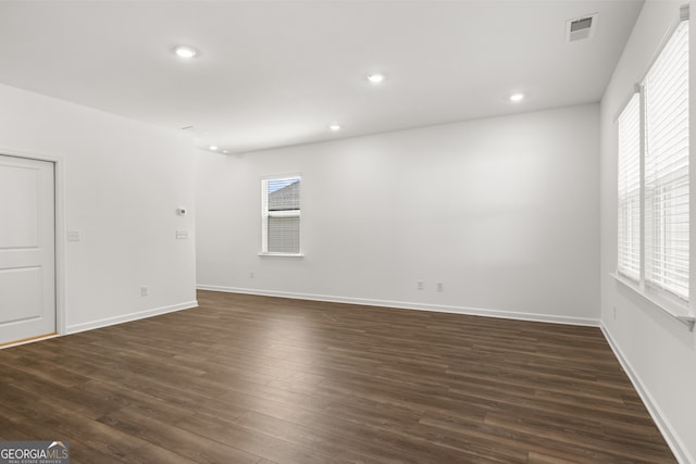 entryway featuring dark hardwood / wood-style flooring