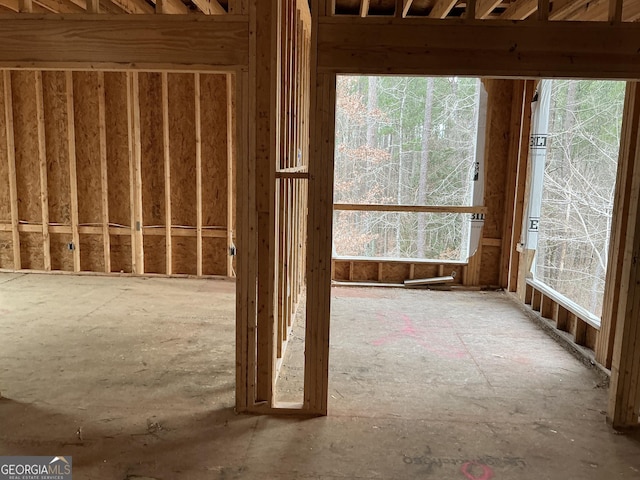 miscellaneous room featuring a wealth of natural light