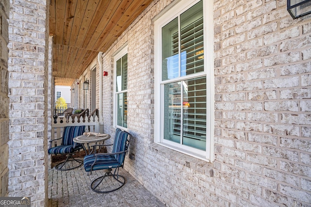 view of patio / terrace featuring a porch