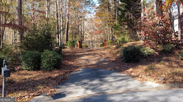 view of road