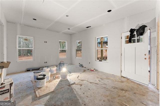 view of unfurnished living room