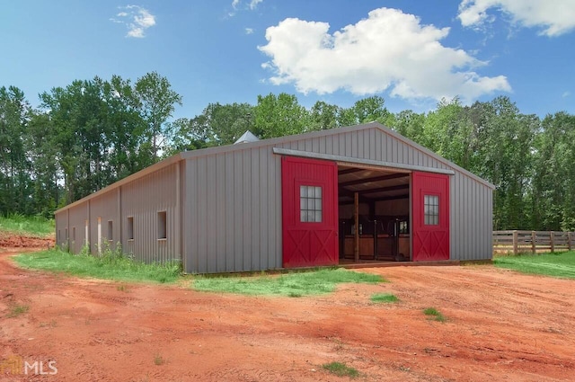 view of outbuilding