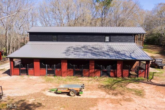 view of stable