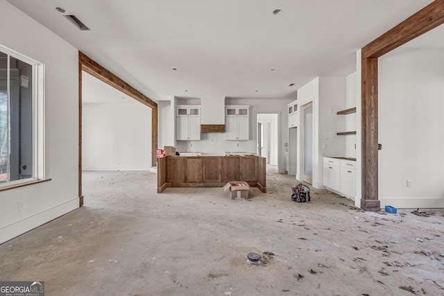 view of unfurnished living room