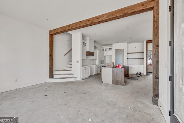 view of unfurnished living room