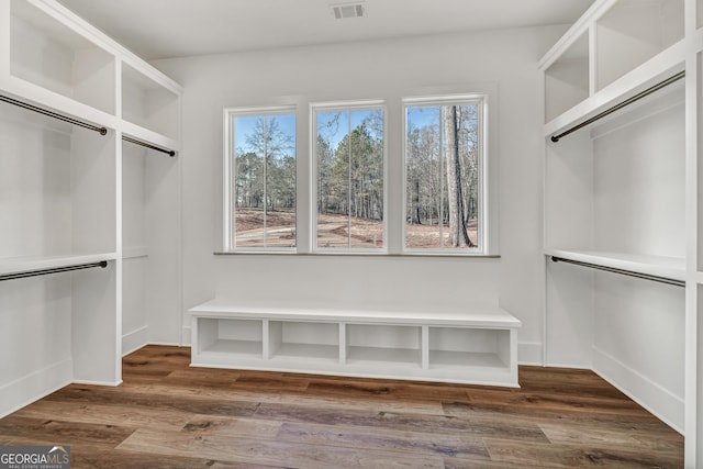 unfurnished living room featuring french doors